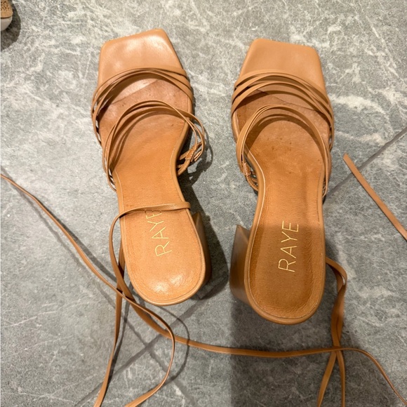 RAYE Shoes - Brown Raye Lace Heel